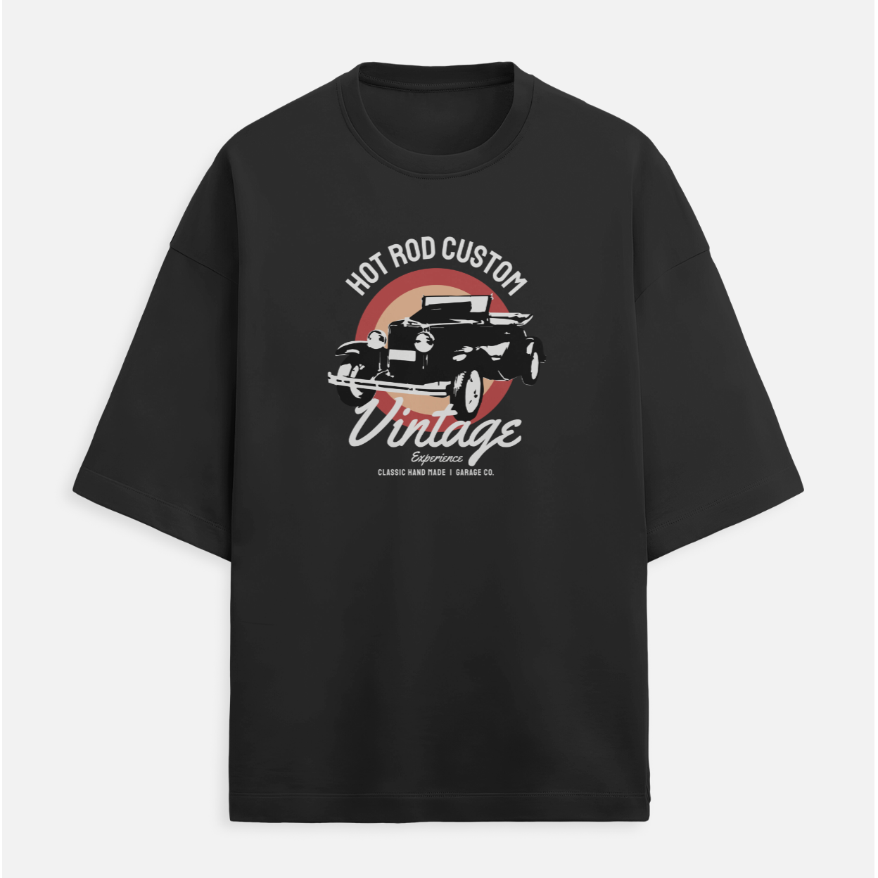Hot Rod Custom Vintage Unisex Terry Oversized Tee