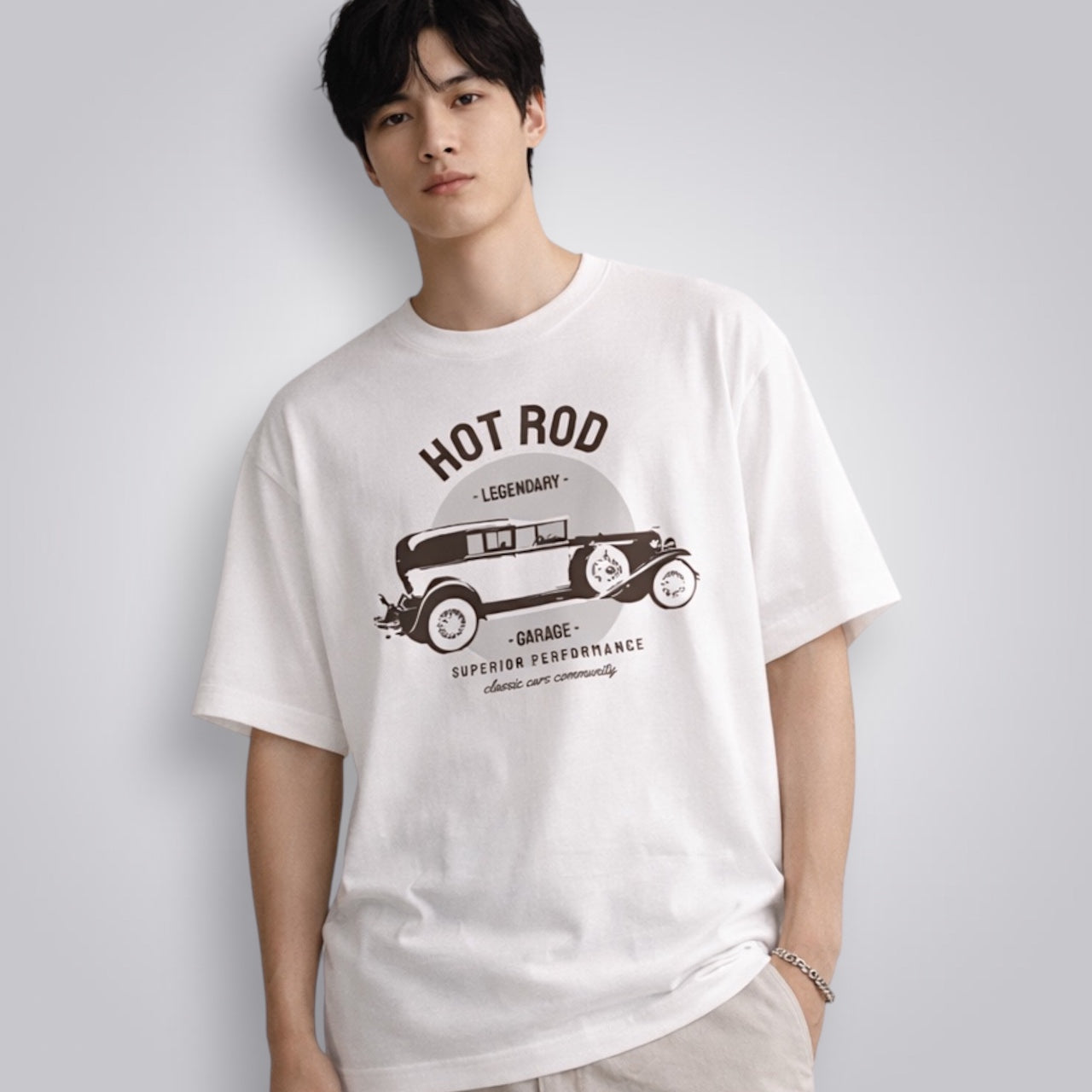 Hot Rod Legendary Garage Men's Loose Fit Classic T-Shirt