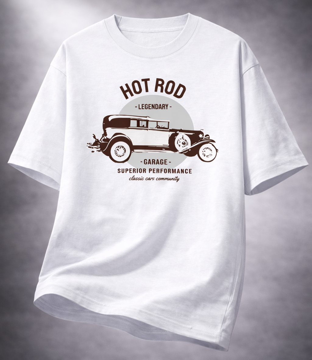 Hot Rod Legendary Garage Men's Loose Fit Classic T-Shirt