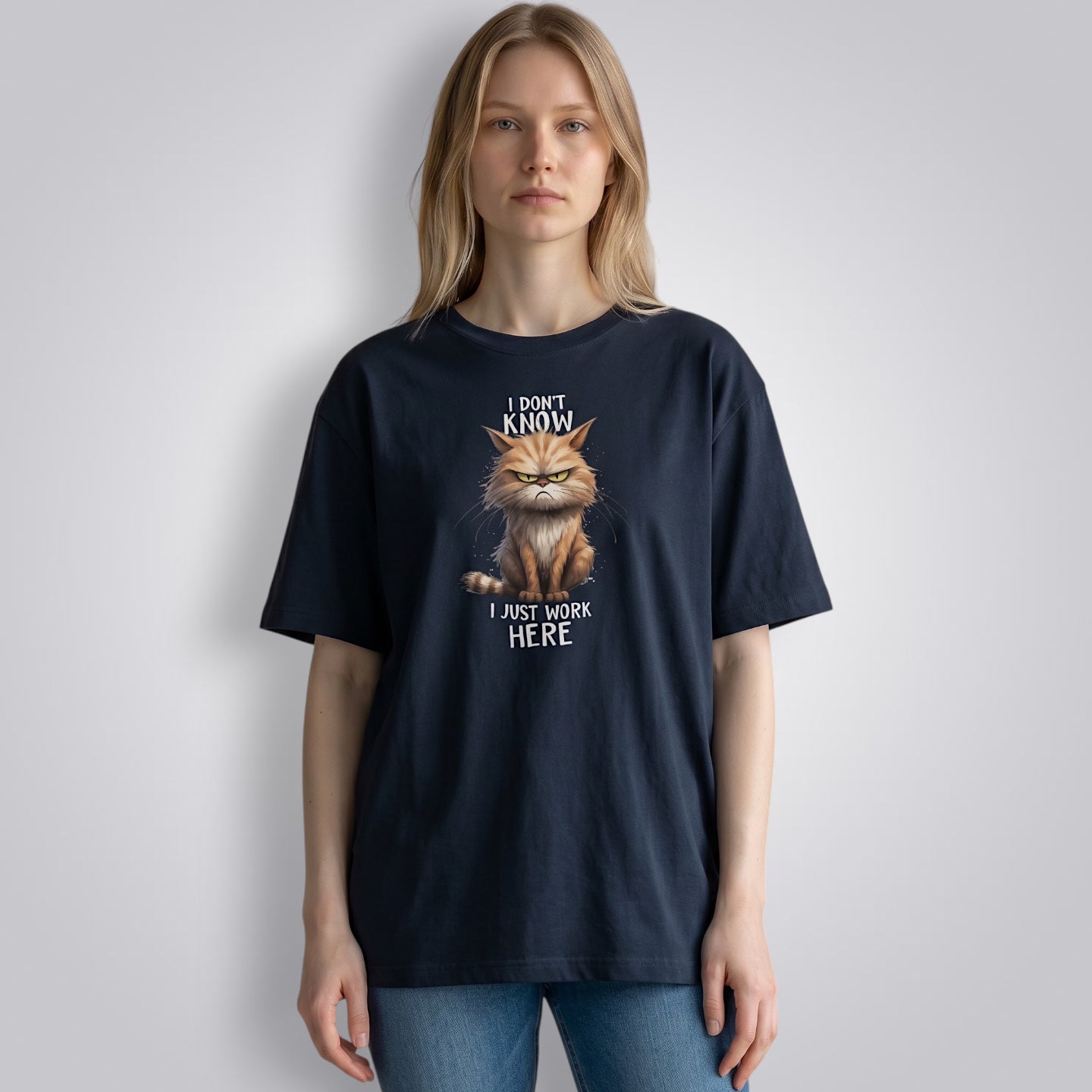 I Don't Know I Just Work Here Women's Loose Fit Classic T-Shirt