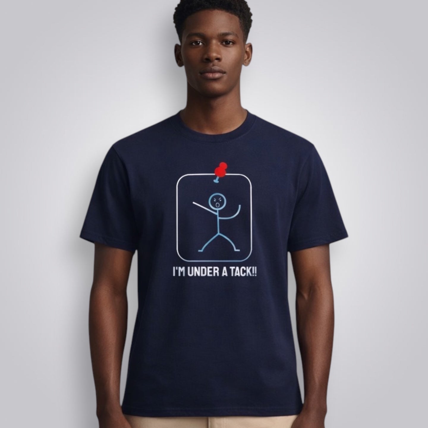 I'm Under A Tack! Men's Regular Fit T-Shirt