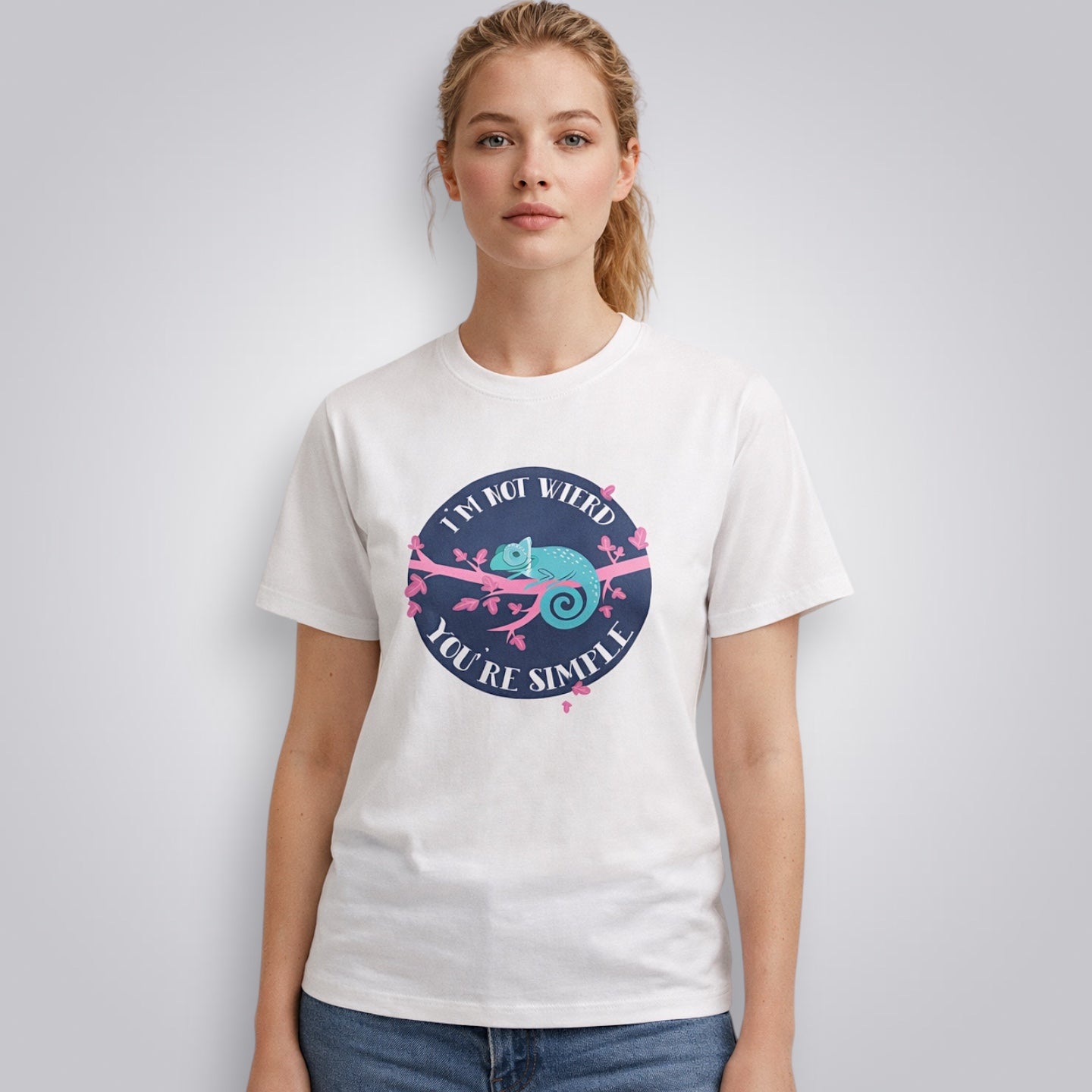 I'm Not Weird You're Simple Women's Boyfriend Fit T-Shirt