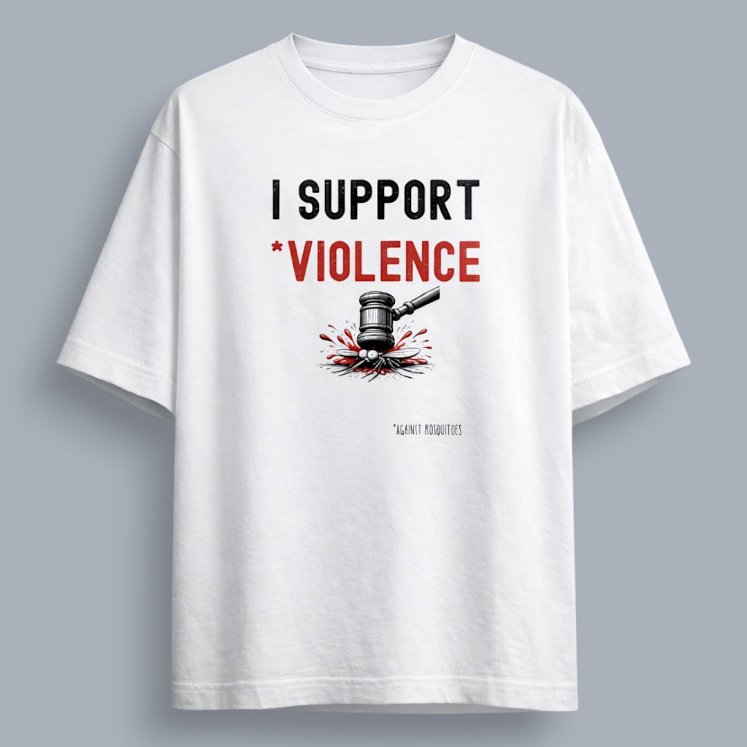 I Support Violence Against Mosquitoes Men's Loose Fit Standard T-Shirt