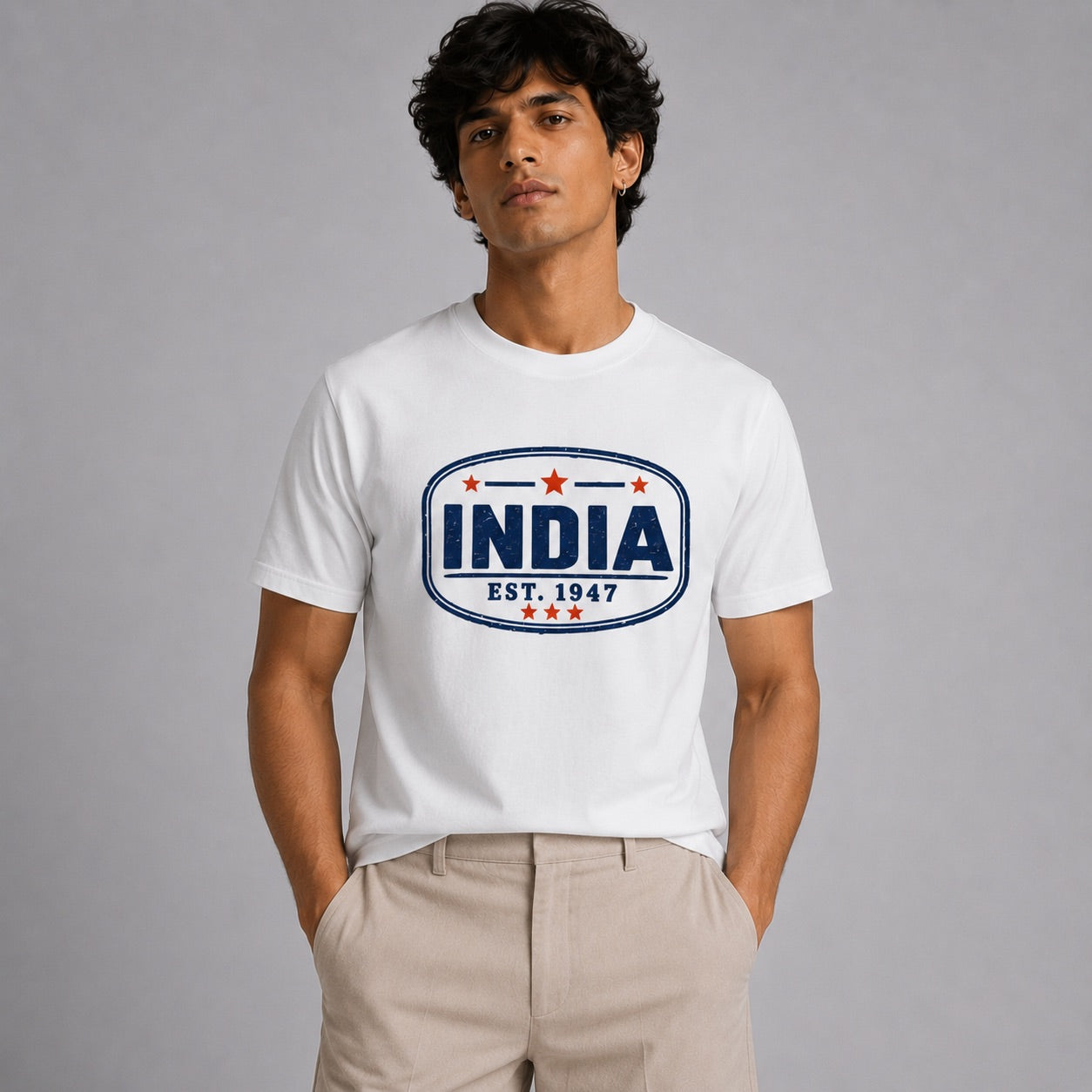 INDIA Est. 1947 Men's Regular Fit T-Shirt