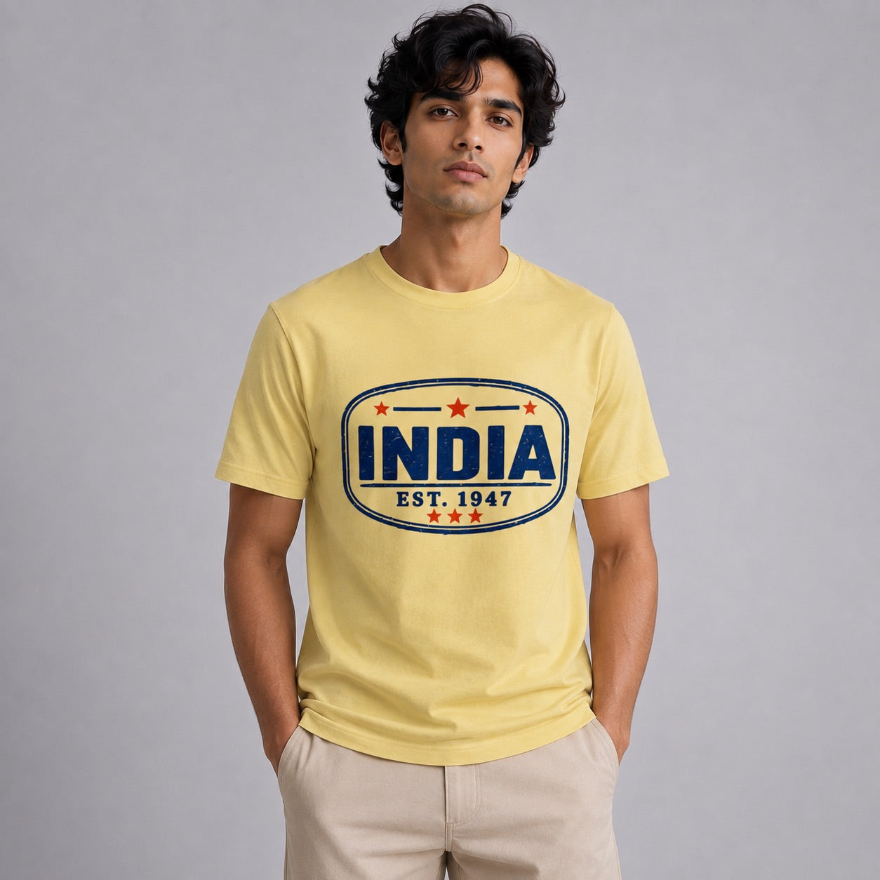 INDIA Est. 1947 Men's Regular Fit T-Shirt