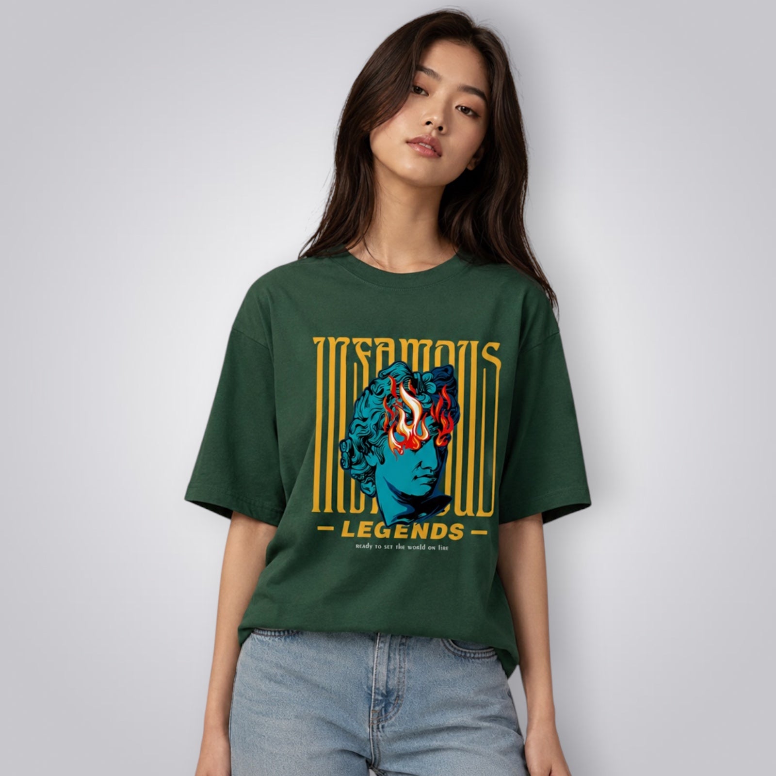 Infamous Legends Unisex Loose Fit Classic T-Shirt