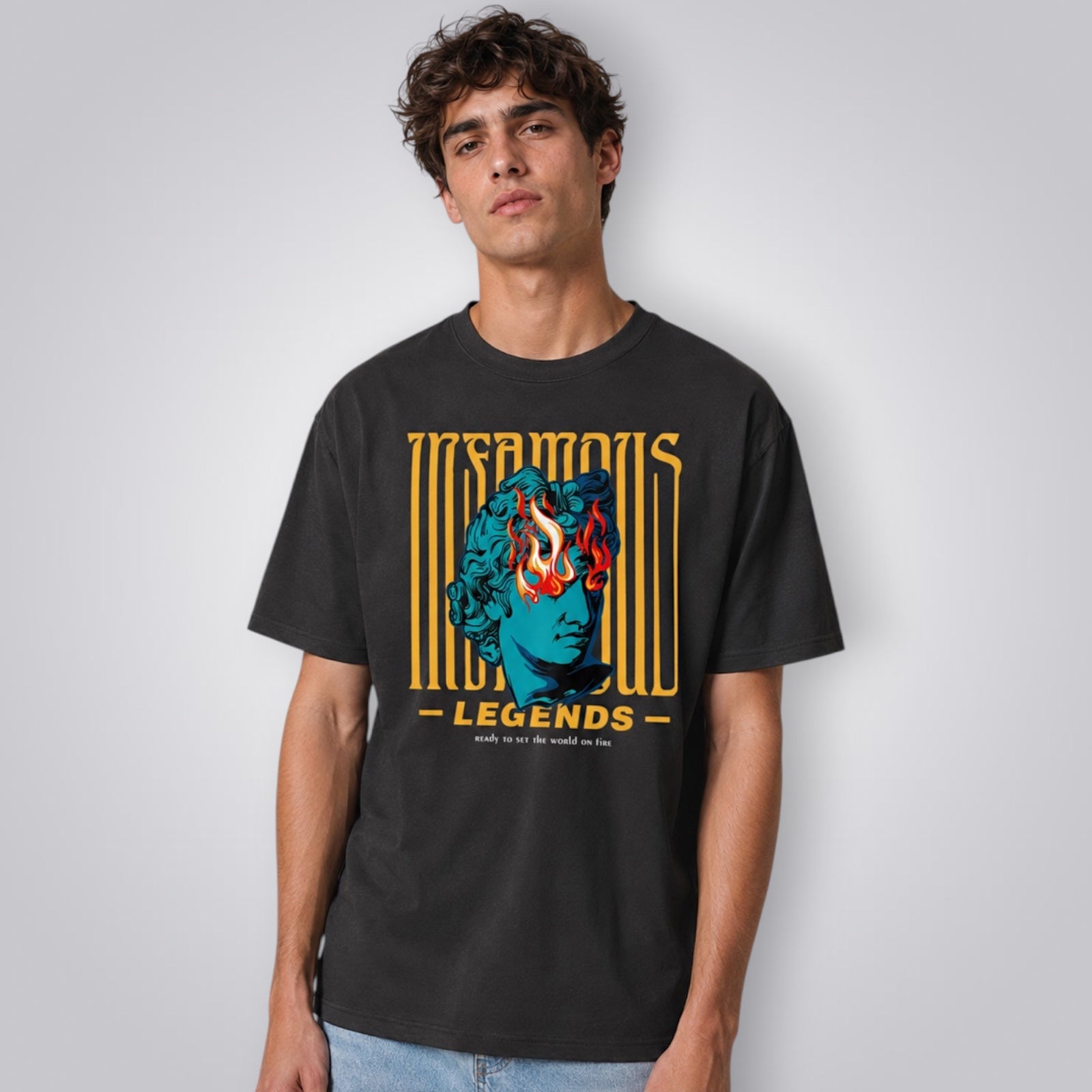 Infamous Legends Unisex Loose Fit Classic T-Shirt