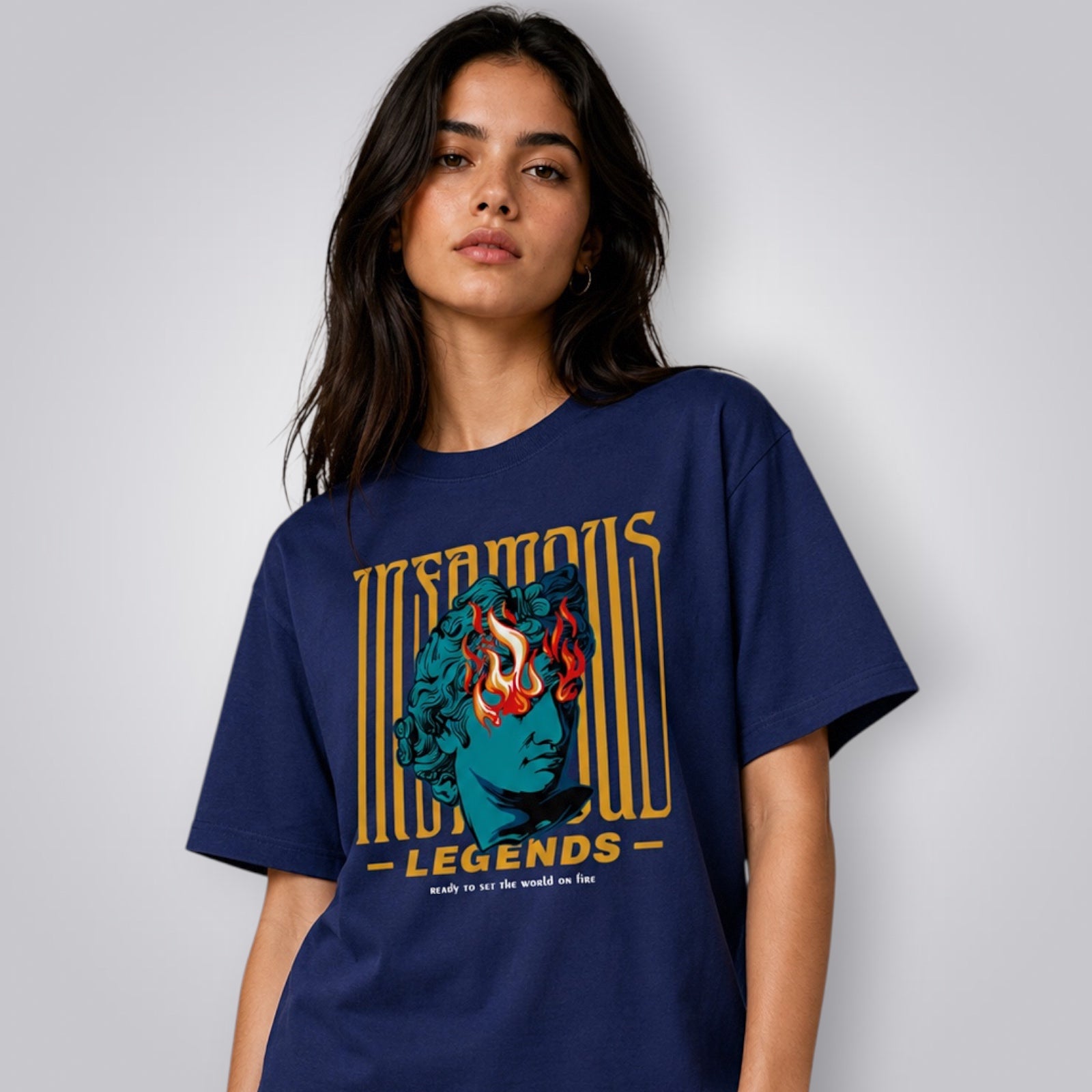 Infamous Legends Unisex Loose Fit Classic T-Shirt