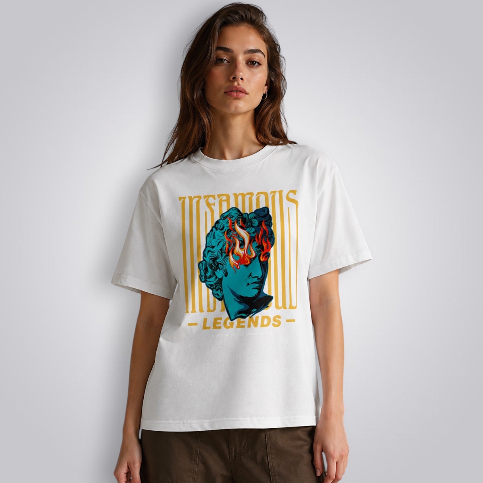 Infamous Legends Unisex Loose Fit Classic T-Shirt