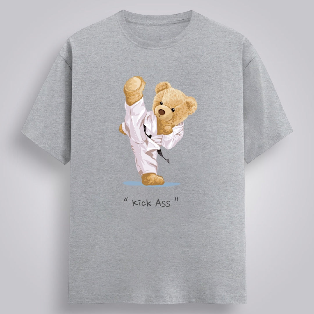 Kick Ass Bear Men's Regular Fit T-Shirt