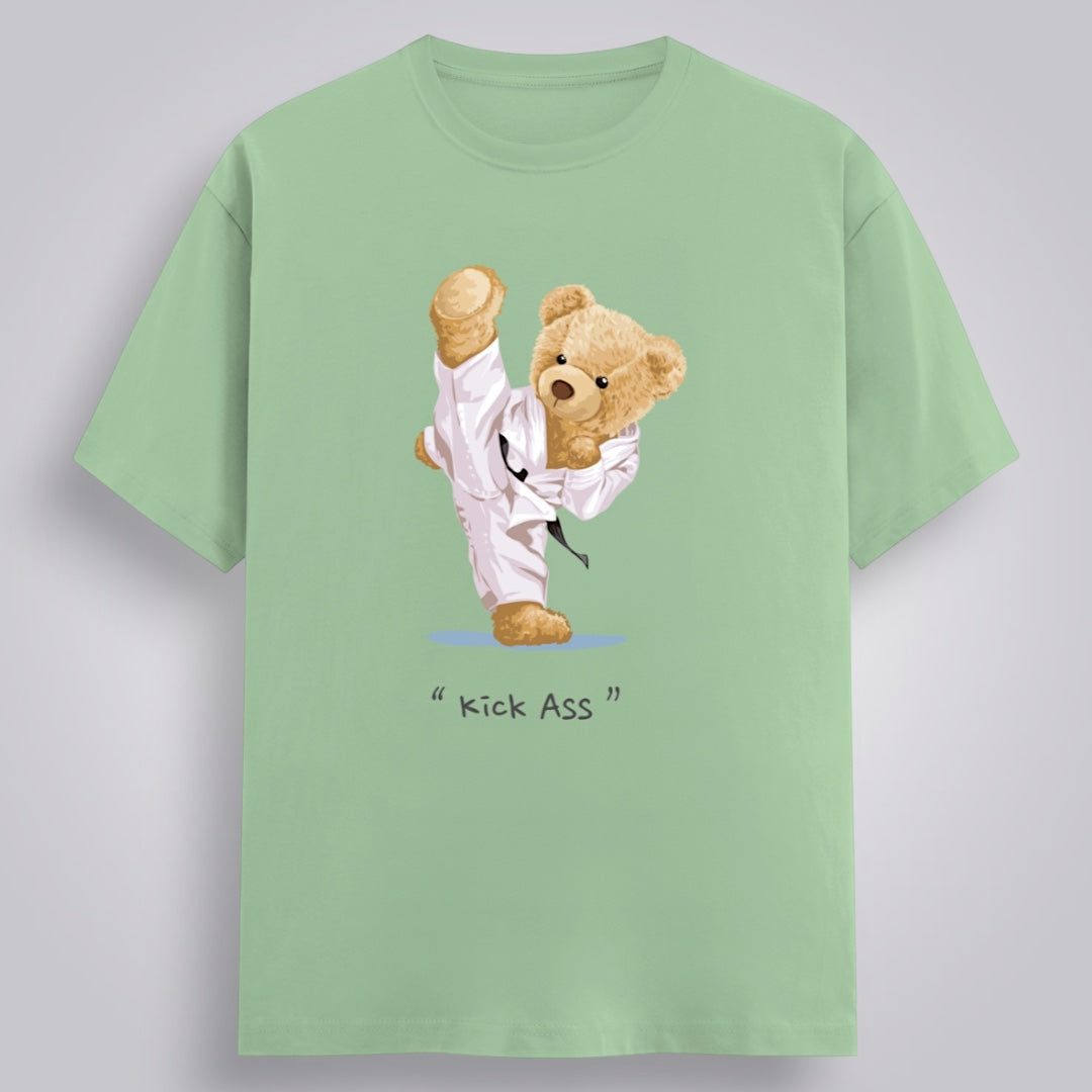 Kick Ass Bear Men's Regular Fit T-Shirt