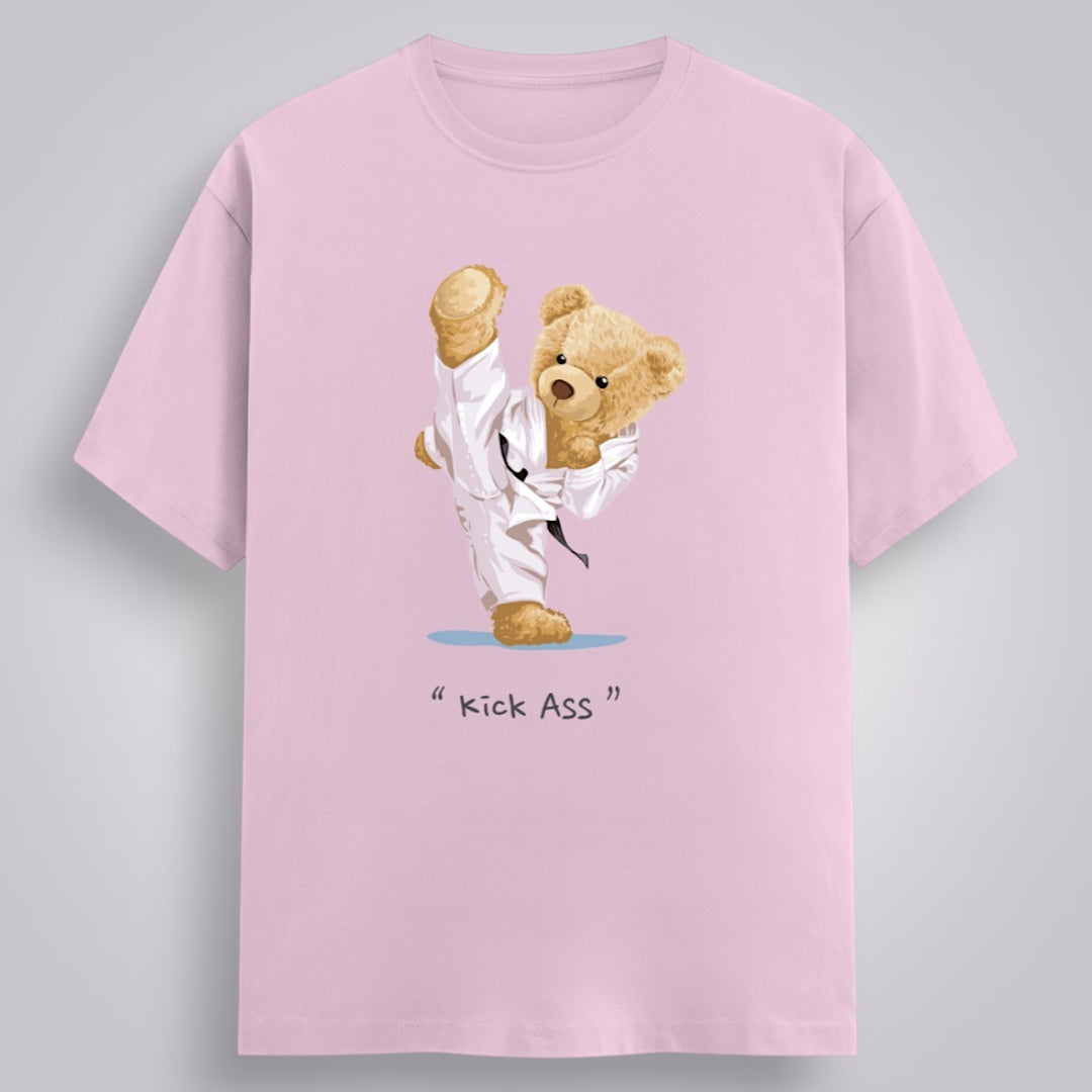Kick Ass Bear Men's Regular Fit T-Shirt