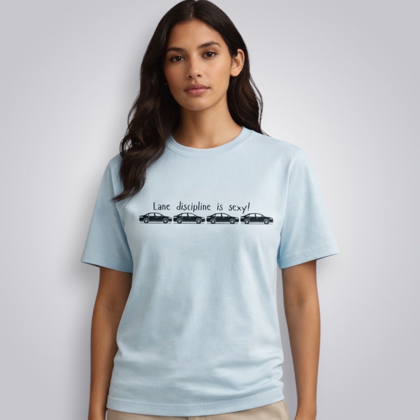 Lane Discipline Is Sexy Women's Boyfriend Fit T-Shirt