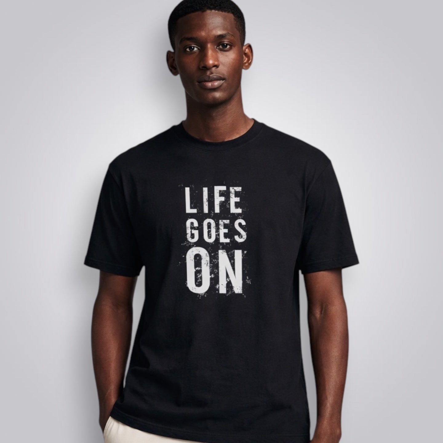 Life Goes On Men's Regular Fit T-Shirt
