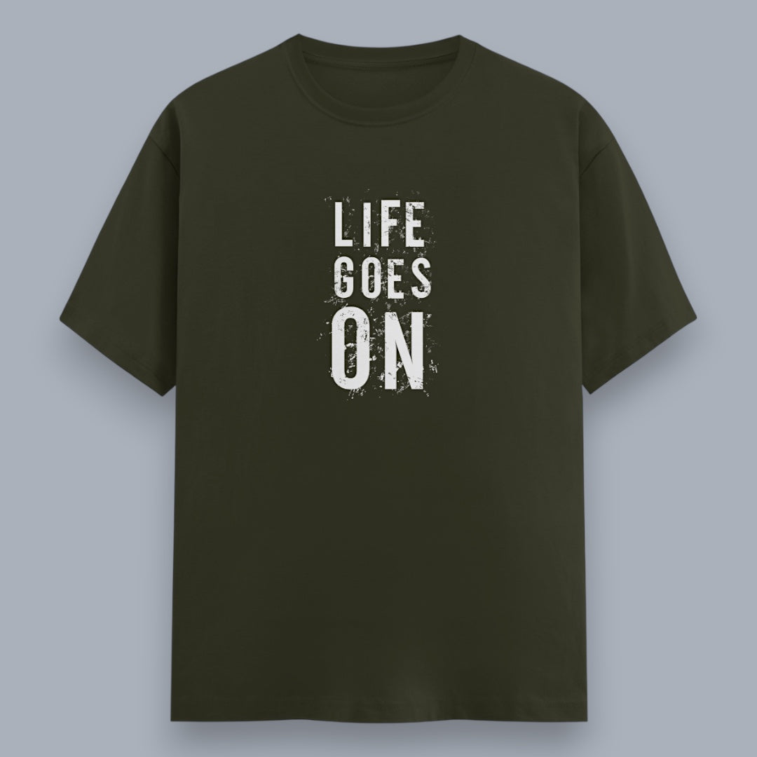 Life Goes On Men's Regular Fit T-Shirt