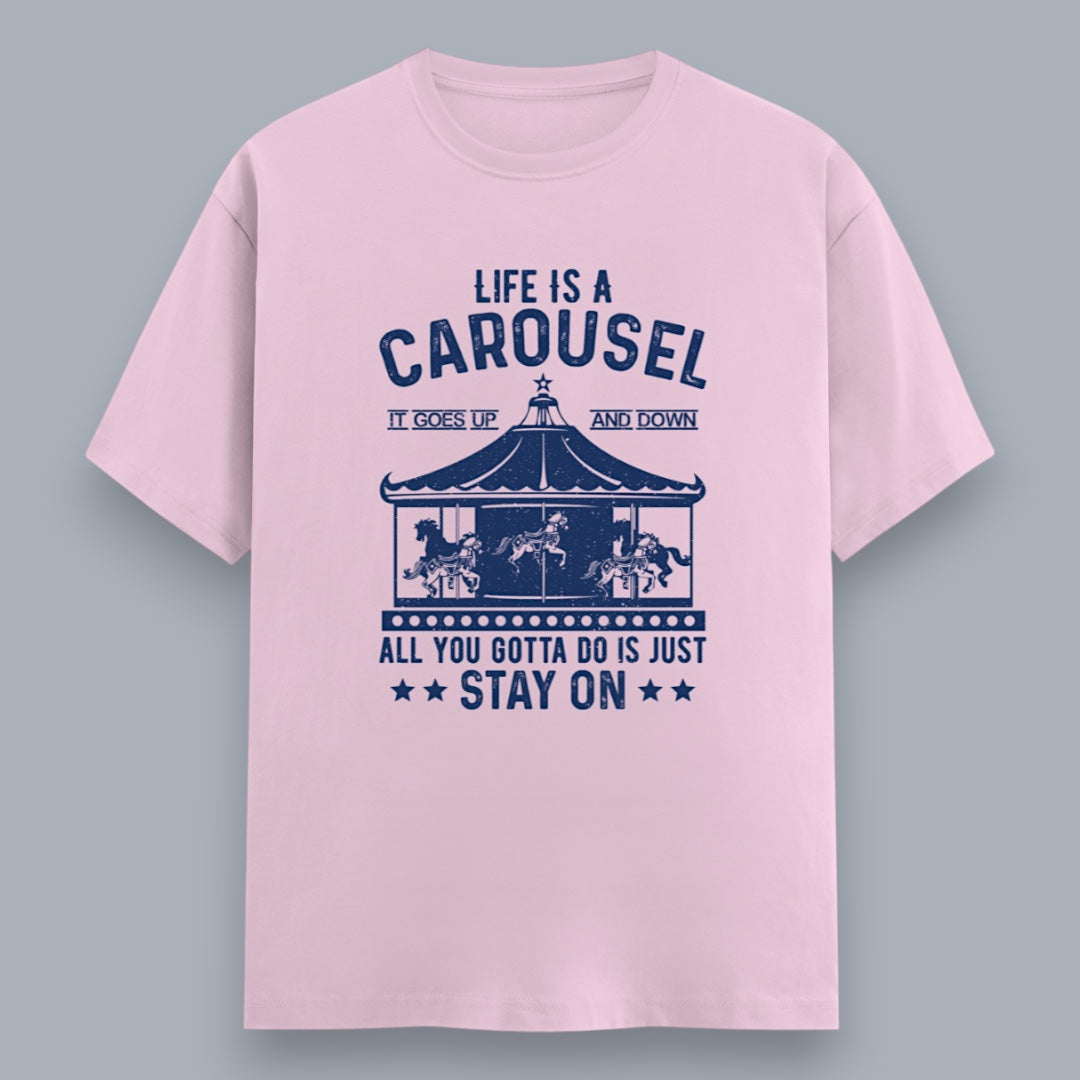 Life Is A Carousel Men's Regular Fit T-Shirt
