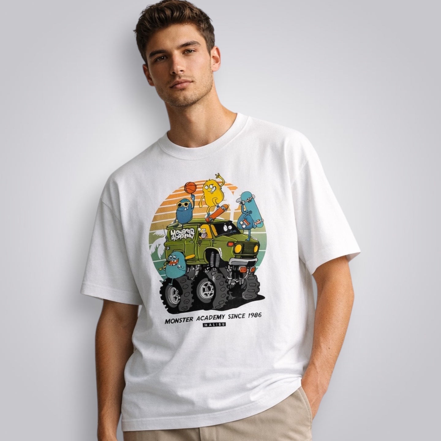 Monster Academy Since 1986 Men's Loose Fit Standard T-Shirt