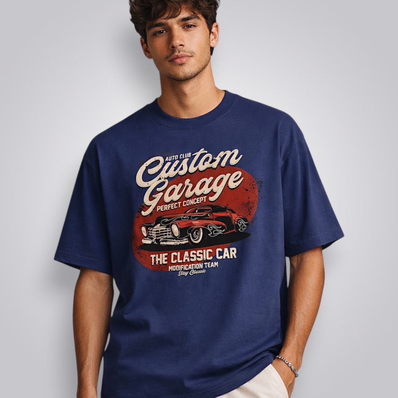 Custom Garage The Classic Car Men's Loose Fit Classic T-Shirt