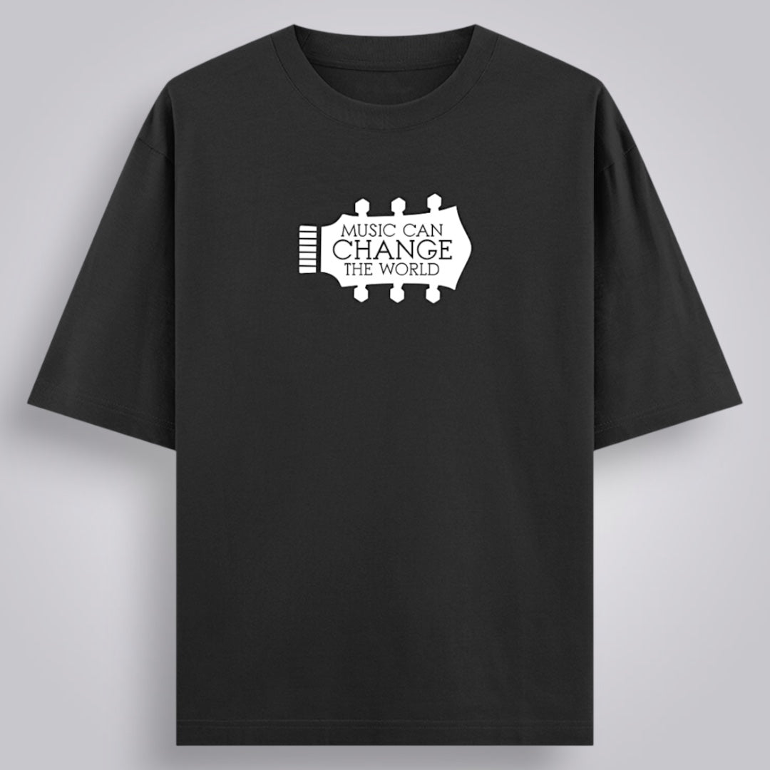 Music Can Change The World Unisex Oversized Classic T-Shirt
