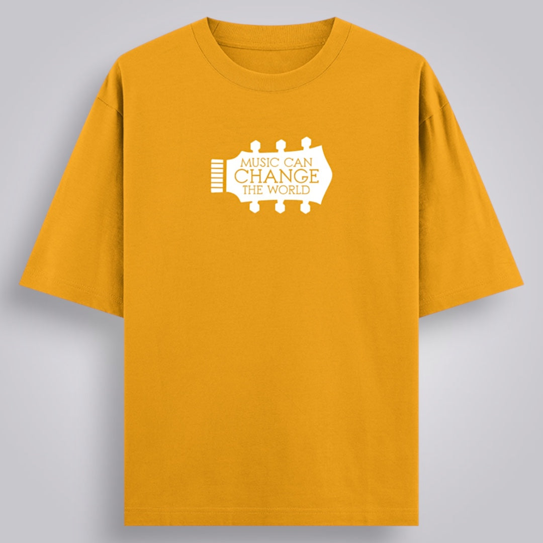 Music Can Change The World Unisex Oversized Classic T-Shirt