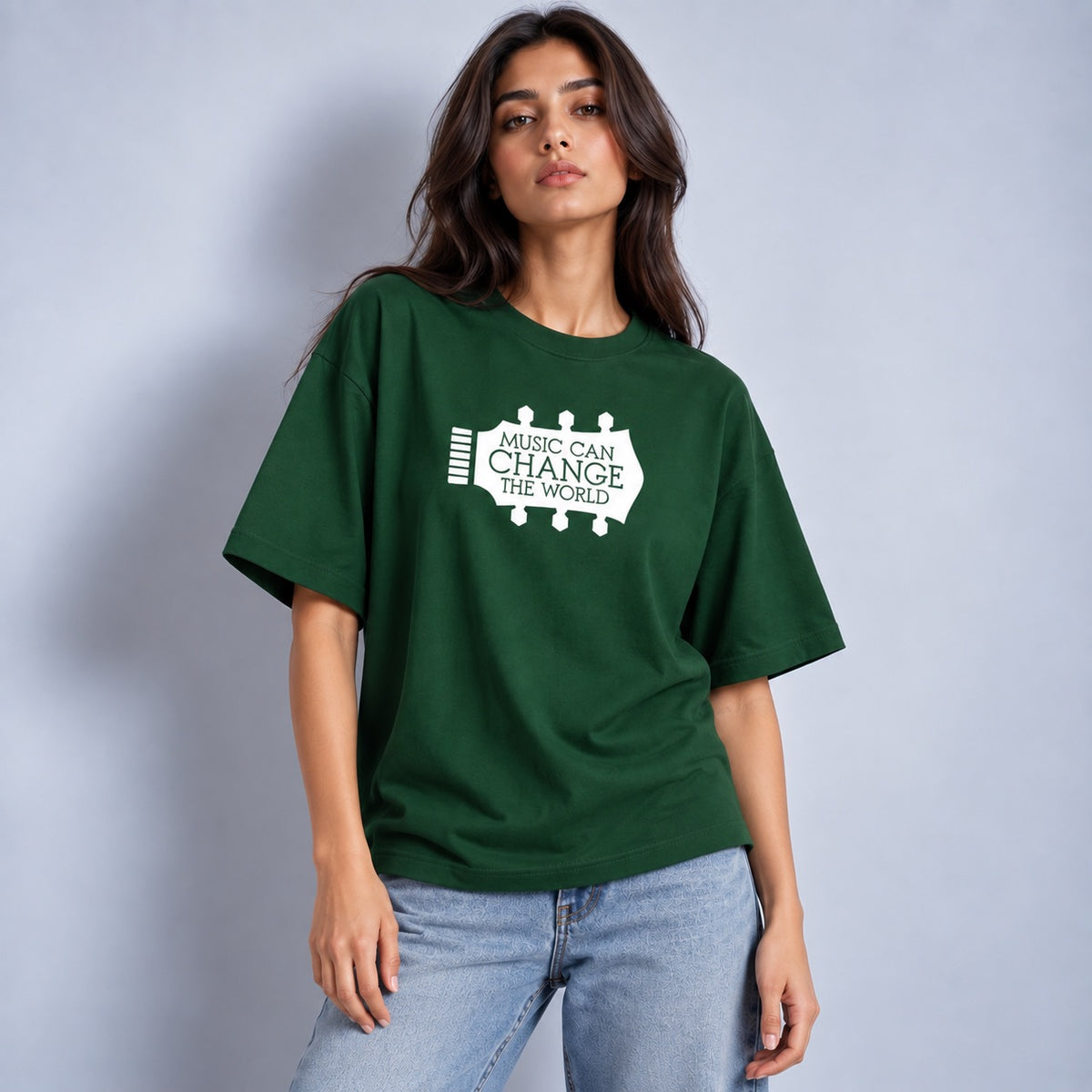 Music Can Change The World Unisex Oversized Classic T-Shirt