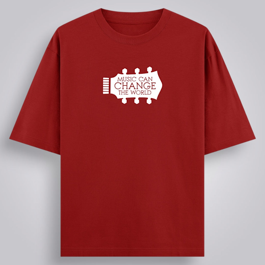 Music Can Change The World Unisex Oversized Classic T-Shirt