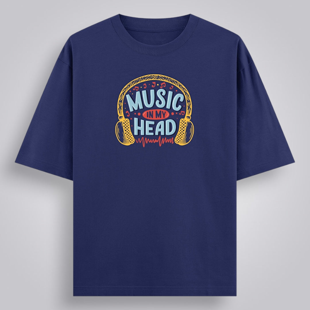 Music In My Head Unisex Loose Fit Classic T-Shirt