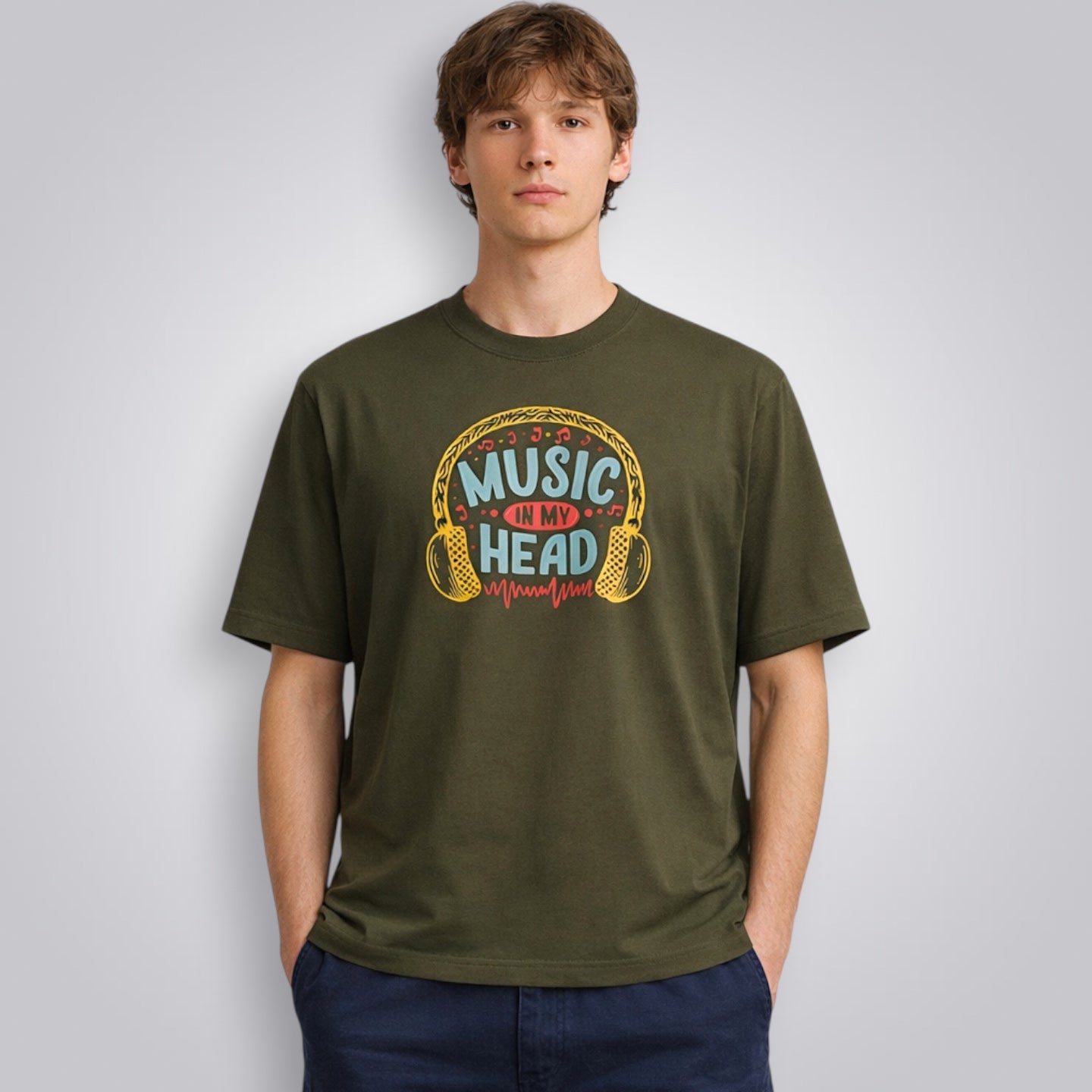 Music In My Head Unisex Loose Fit Classic T-Shirt