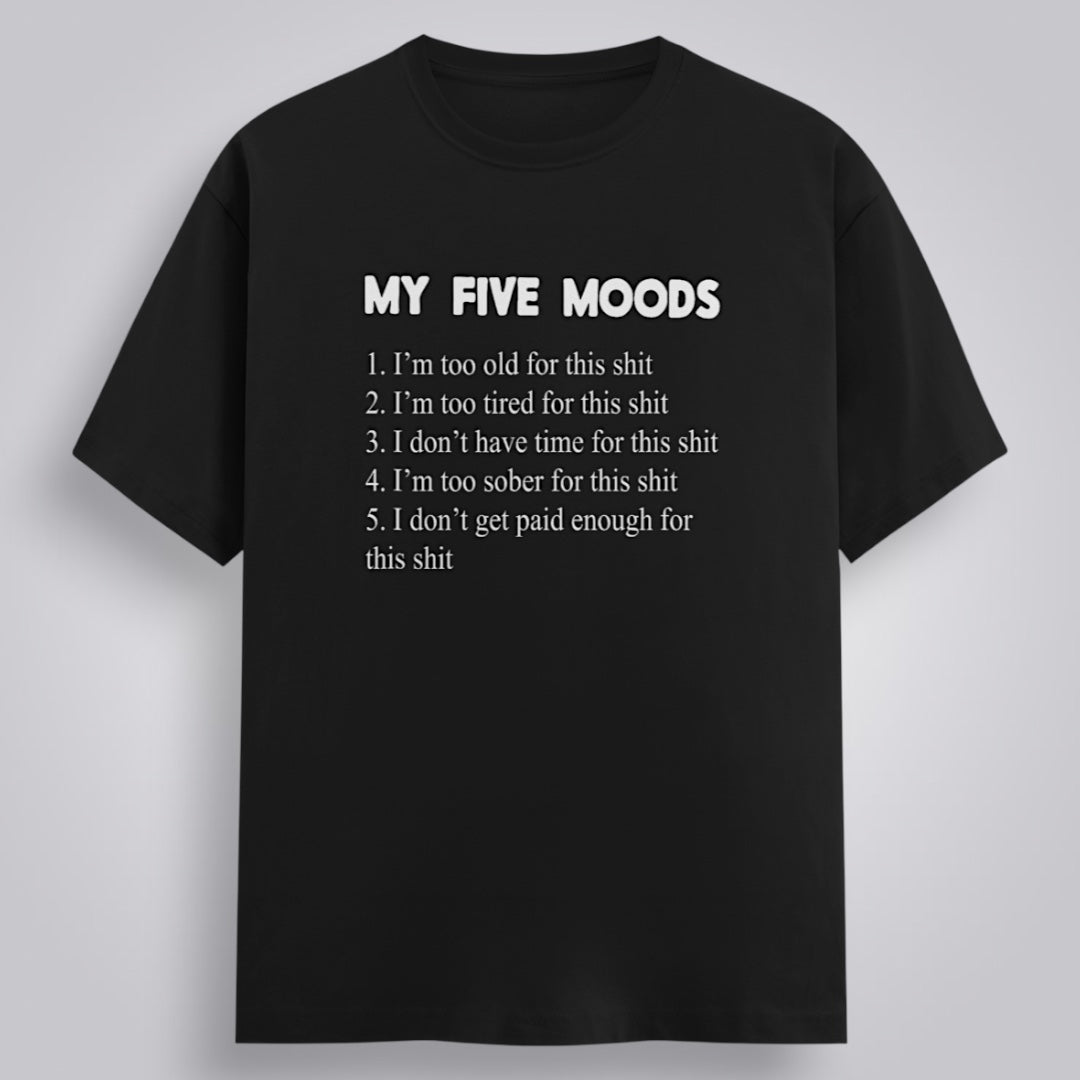 My Five Moods Men's Regular Fit T-Shirt