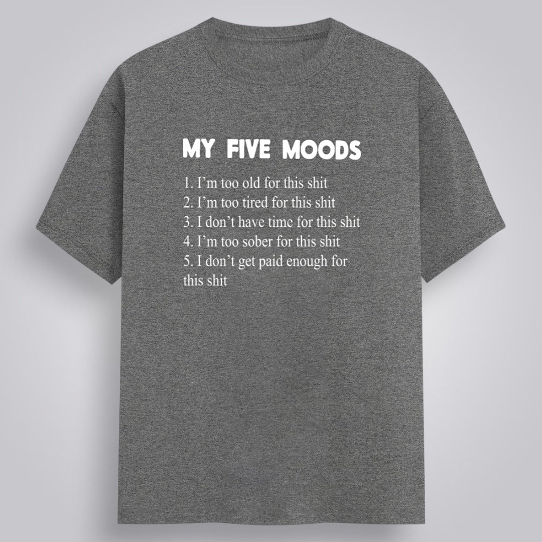 My Five Moods Men's Regular Fit T-Shirt