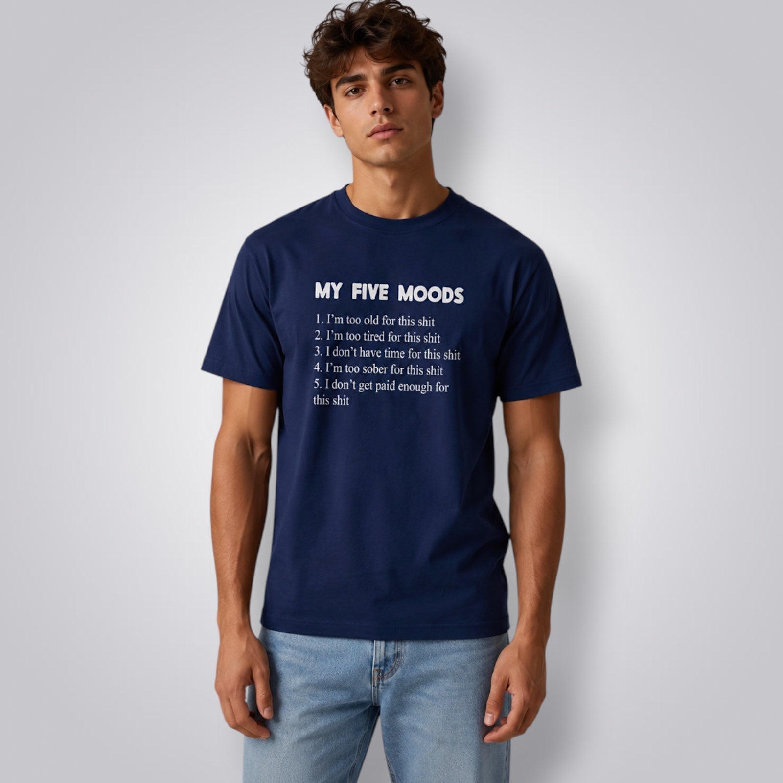 My Five Moods Men's Regular Fit T-Shirt