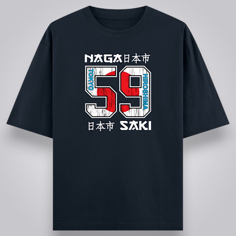 Nagasaki 59 Men's Loose Fit Classic T-Shirt