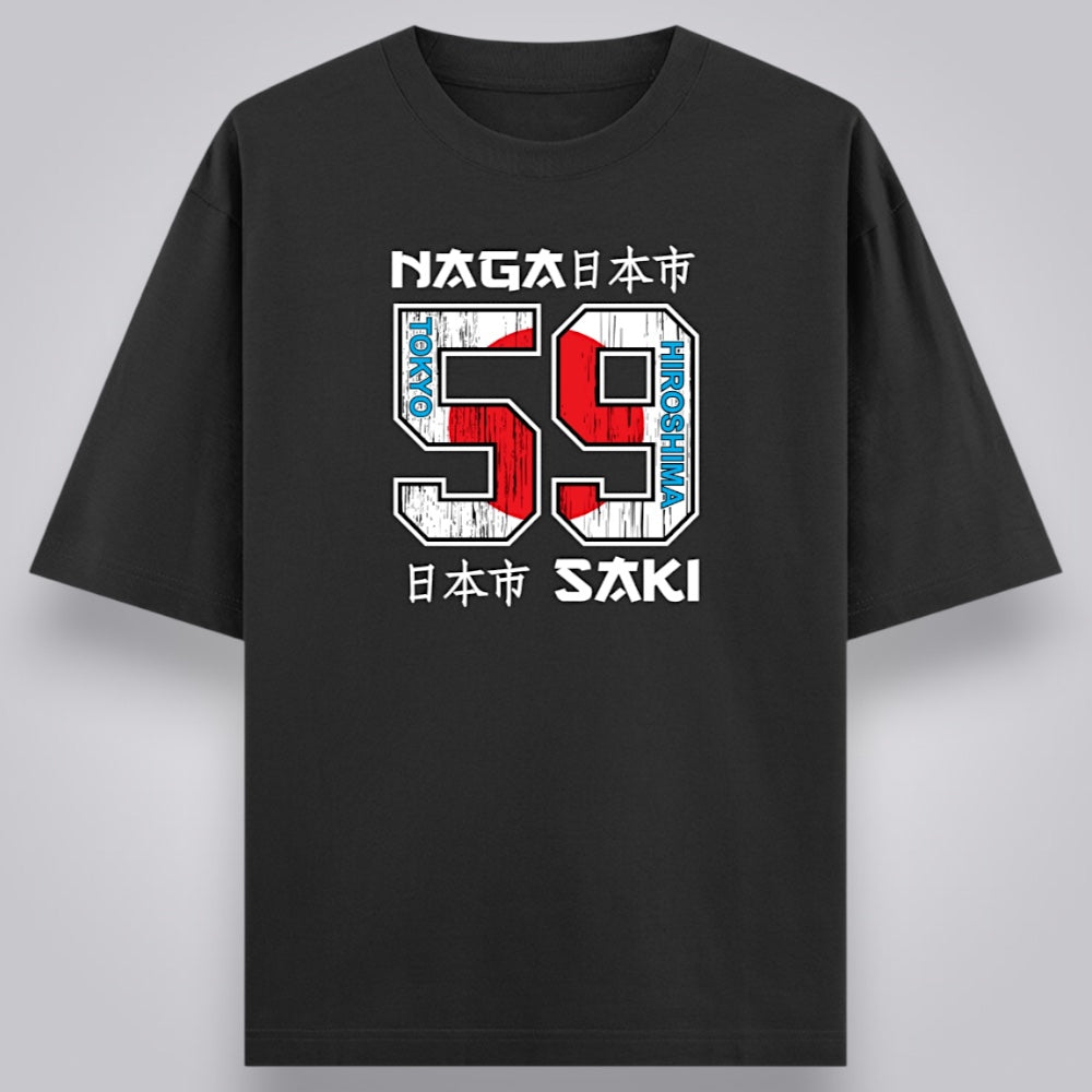 Nagasaki 59 Men's Loose Fit Classic T-Shirt