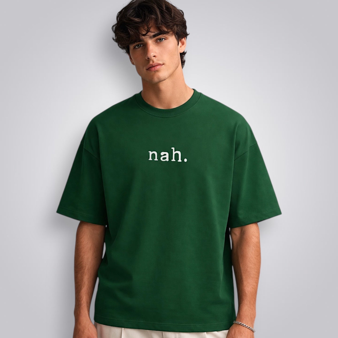 Nah. Unisex Premium French Terry Oversized Tee