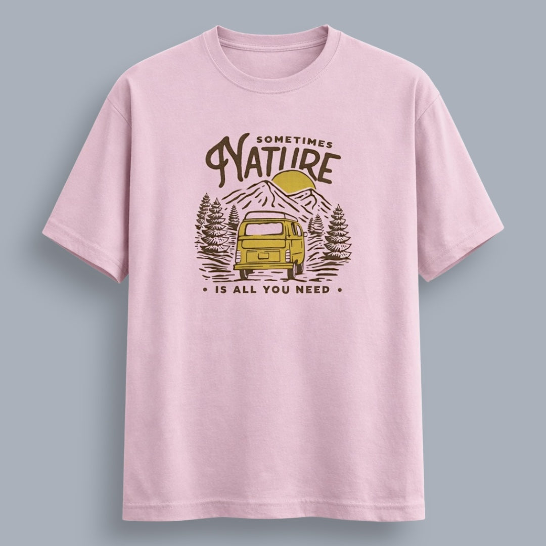 Sometimes Nature Is All You Need Women's Boyfriend Fit T-Shirt