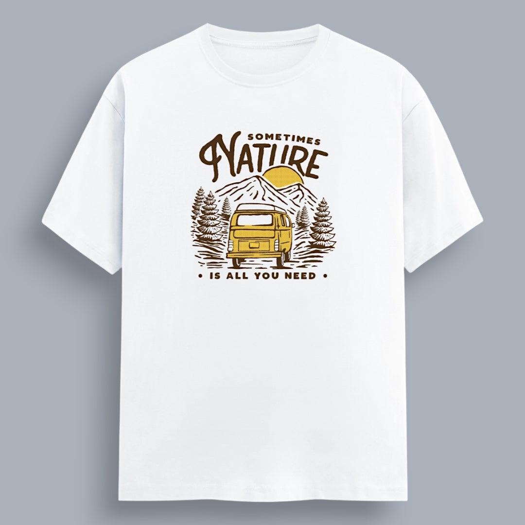 Sometimes Nature Is All You Need Women's Boyfriend Fit T-Shirt