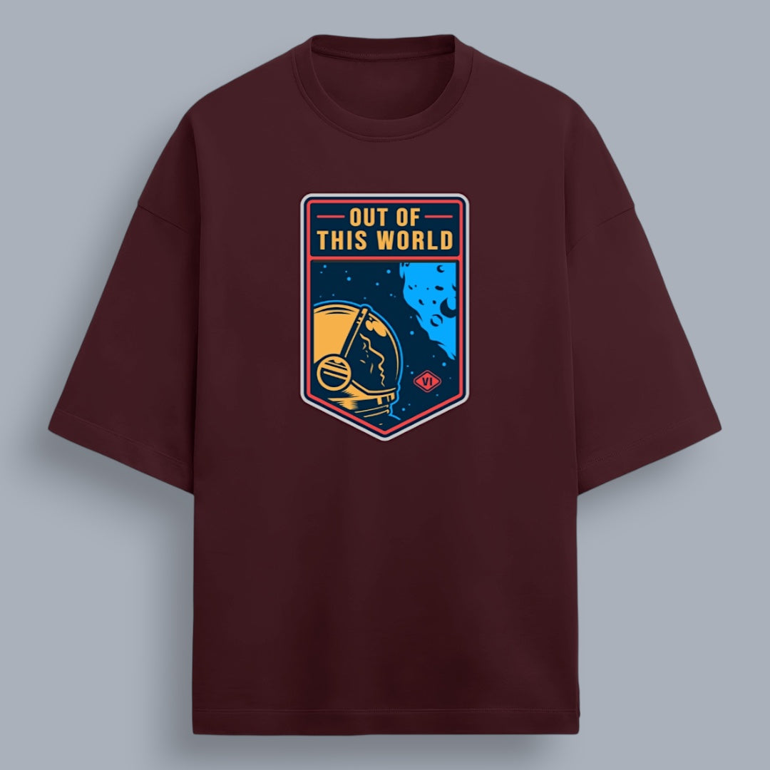 Out Of This World Men's Premium French Terry Oversized Tee