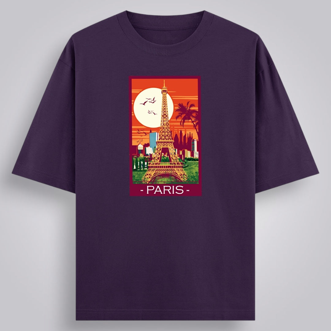 Paris Women's Oversized Classic T-Shirt