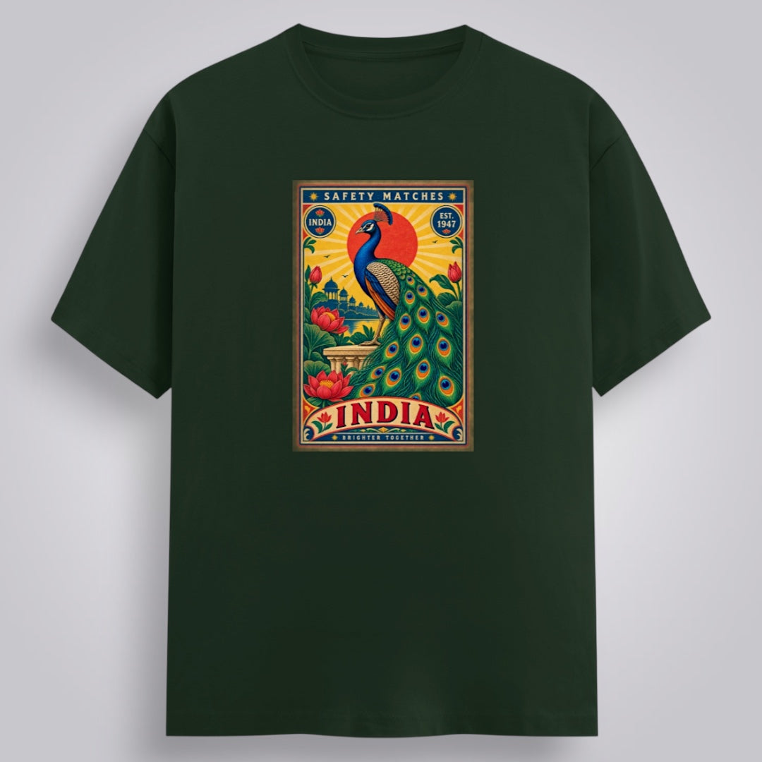 Peacock Women's Relaxed Fit T-Shirt
