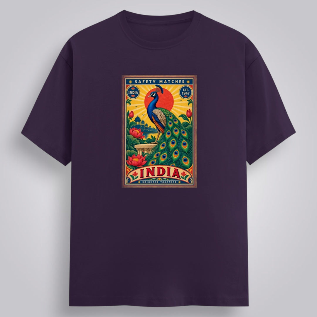 Peacock Women's Relaxed Fit T-Shirt