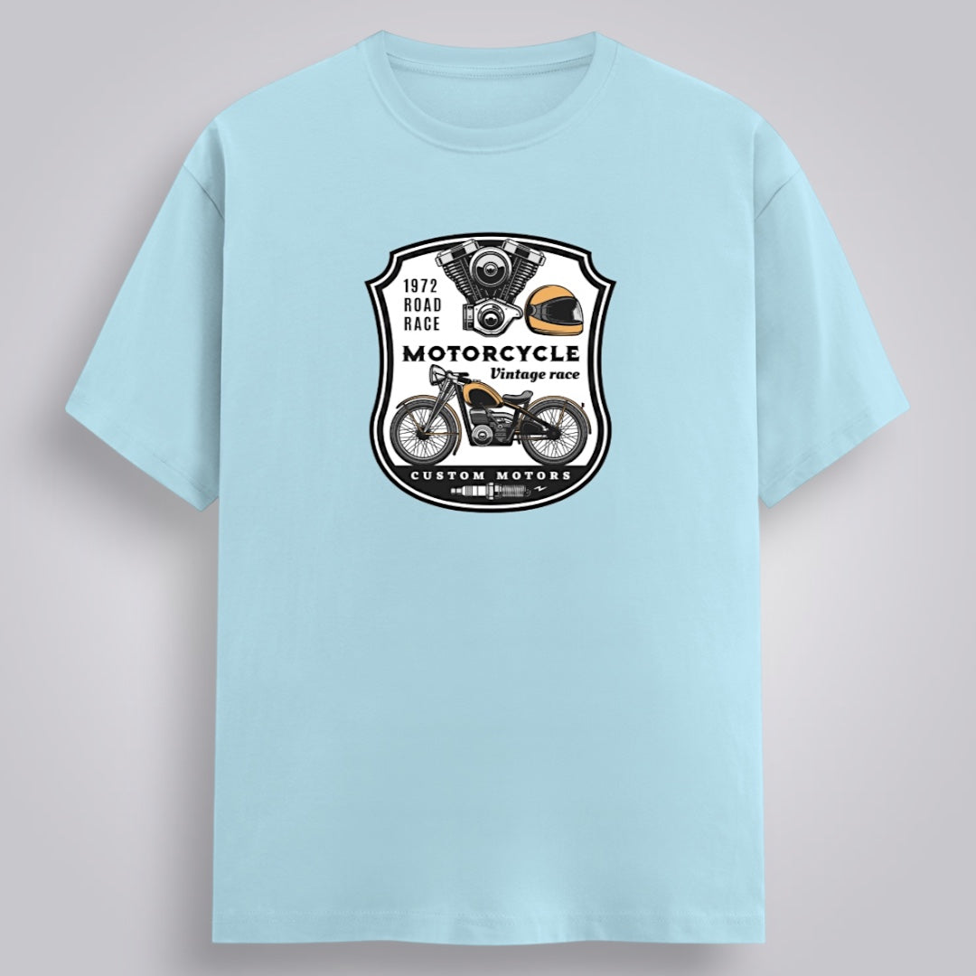 Motorcycle Vintage Race Men's Regular Fit T-Shirt