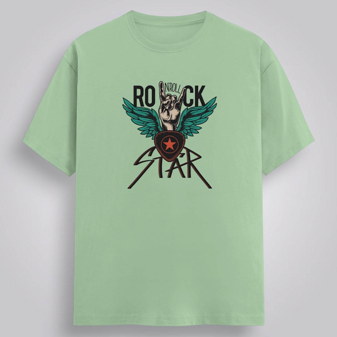 Rock N Roll Star Men's Regular Fit T-Shirt