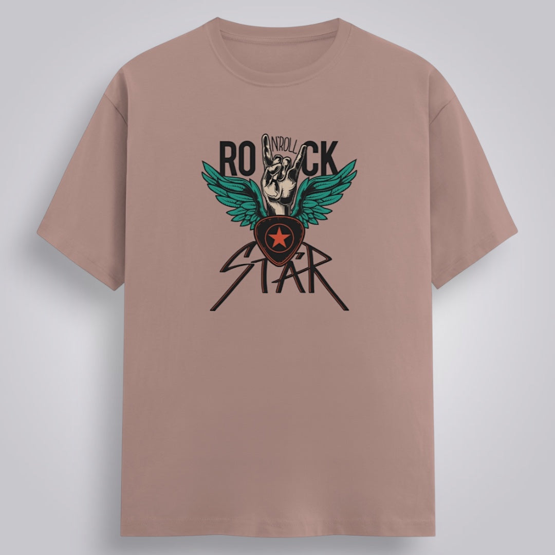 Rock N Roll Star Men's Regular Fit T-Shirt