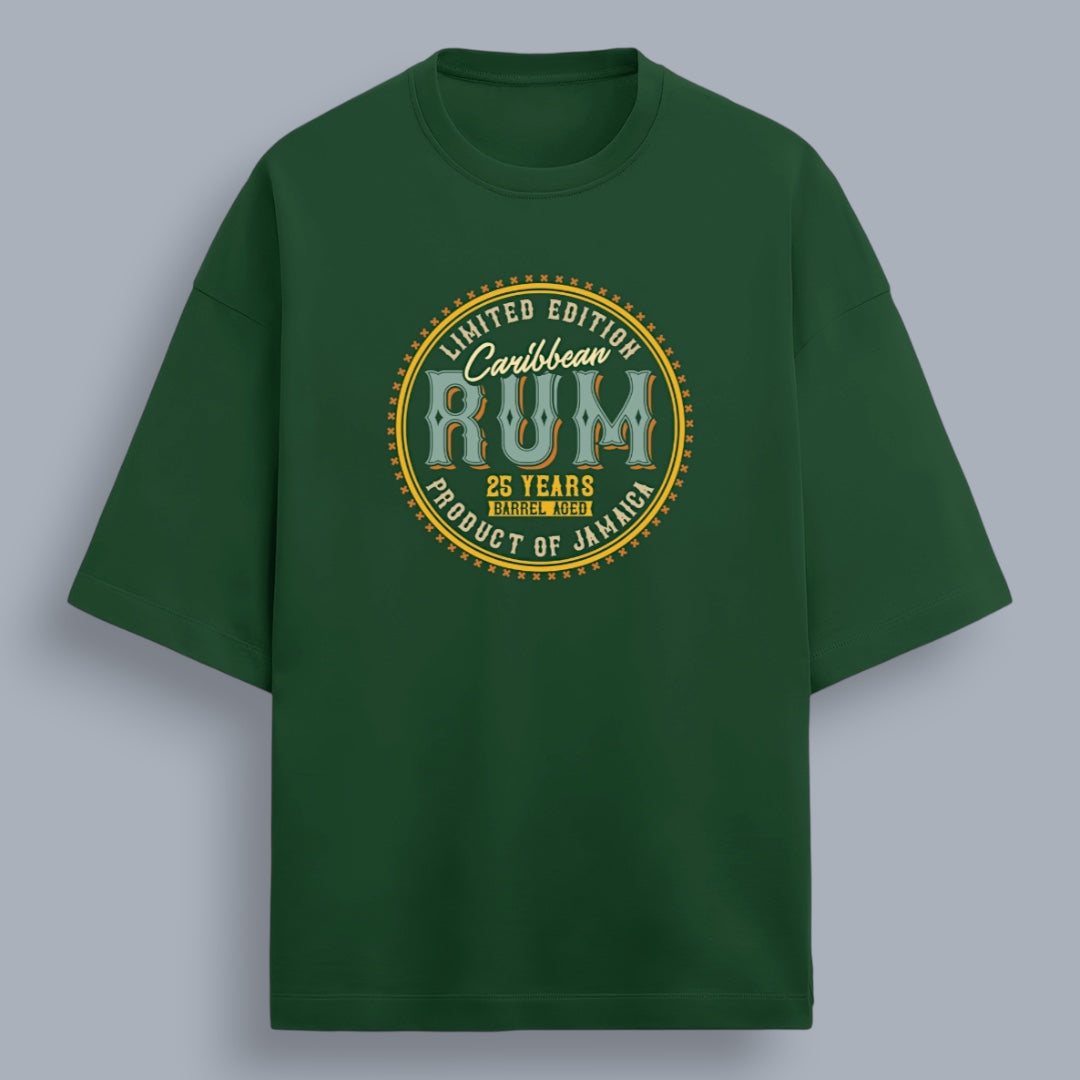 Caribbean Rum Unisex Premium French Terry Oversized Tee