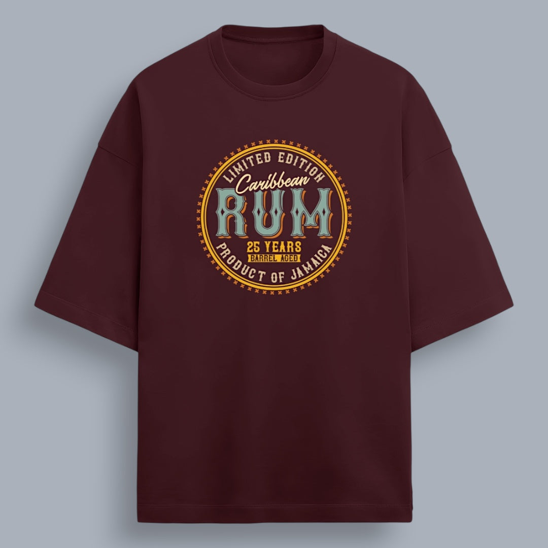 Caribbean Rum Unisex Premium French Terry Oversized Tee