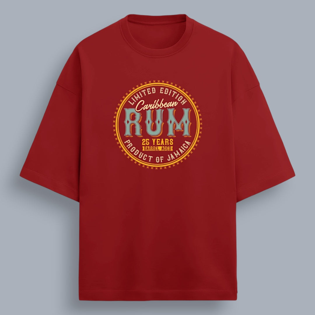 Caribbean Rum Unisex Premium French Terry Oversized Tee
