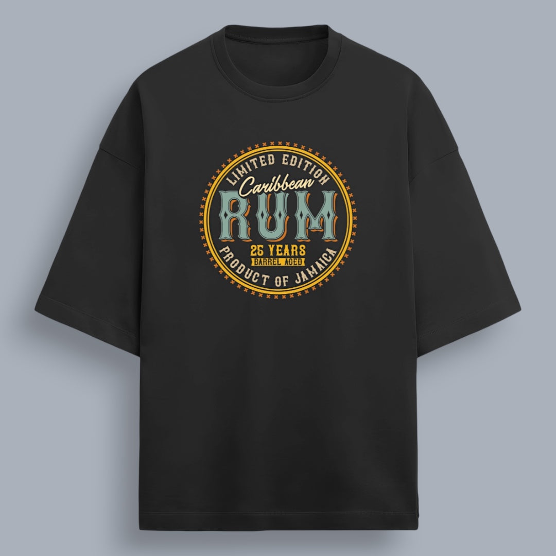 Caribbean Rum Unisex Premium French Terry Oversized Tee