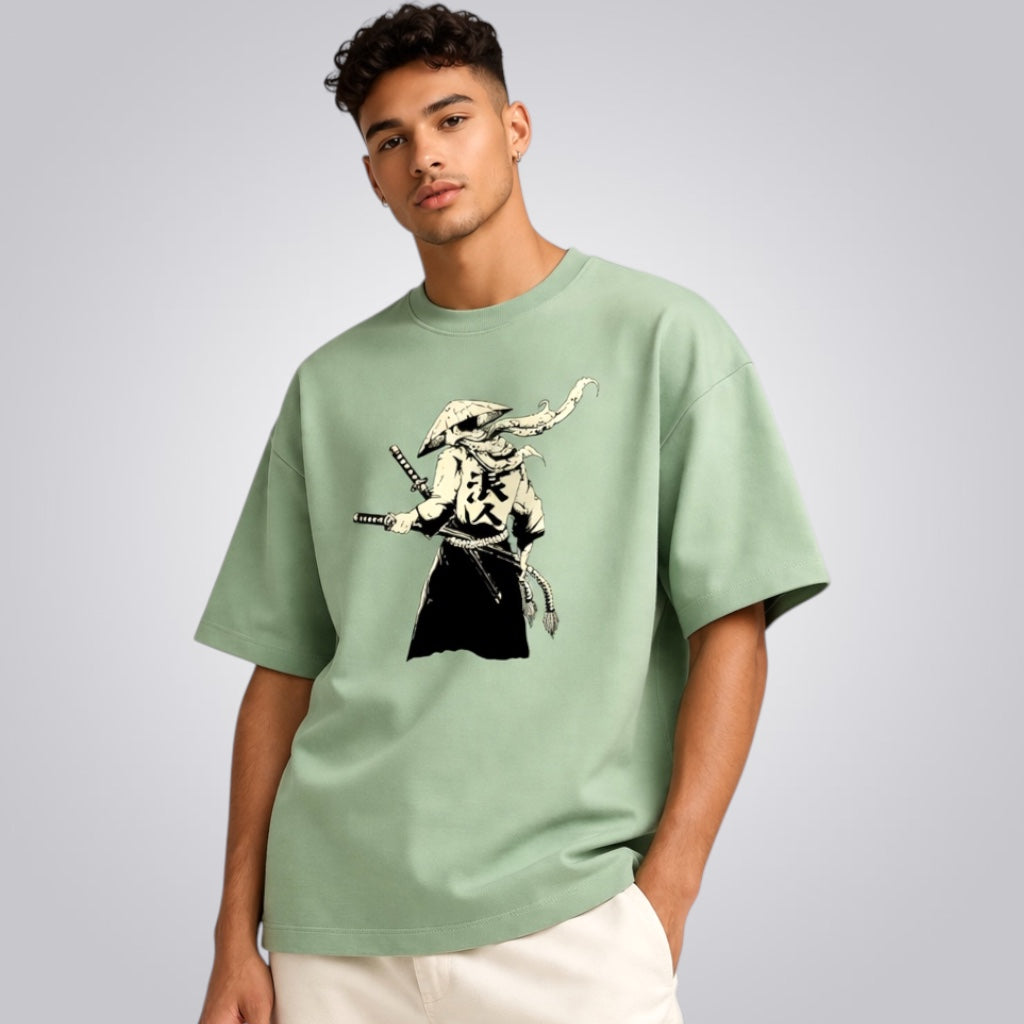 Samurai Men's Premium French Terry Oversized Tee – TYGER, TYGER