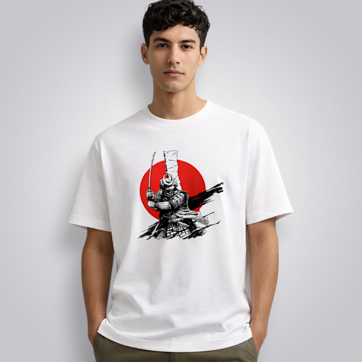 Fighting Samurai Unisex Loose Fit Classic T-Shirt