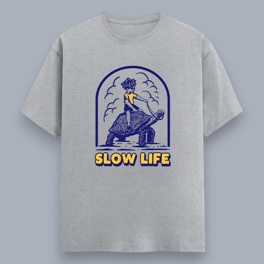 Slow Life Men's Regular Fit T-Shirt